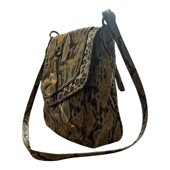 Falchi by Falchi faux snakeskin & leopard print crossbody bag - Picture 4 of 16